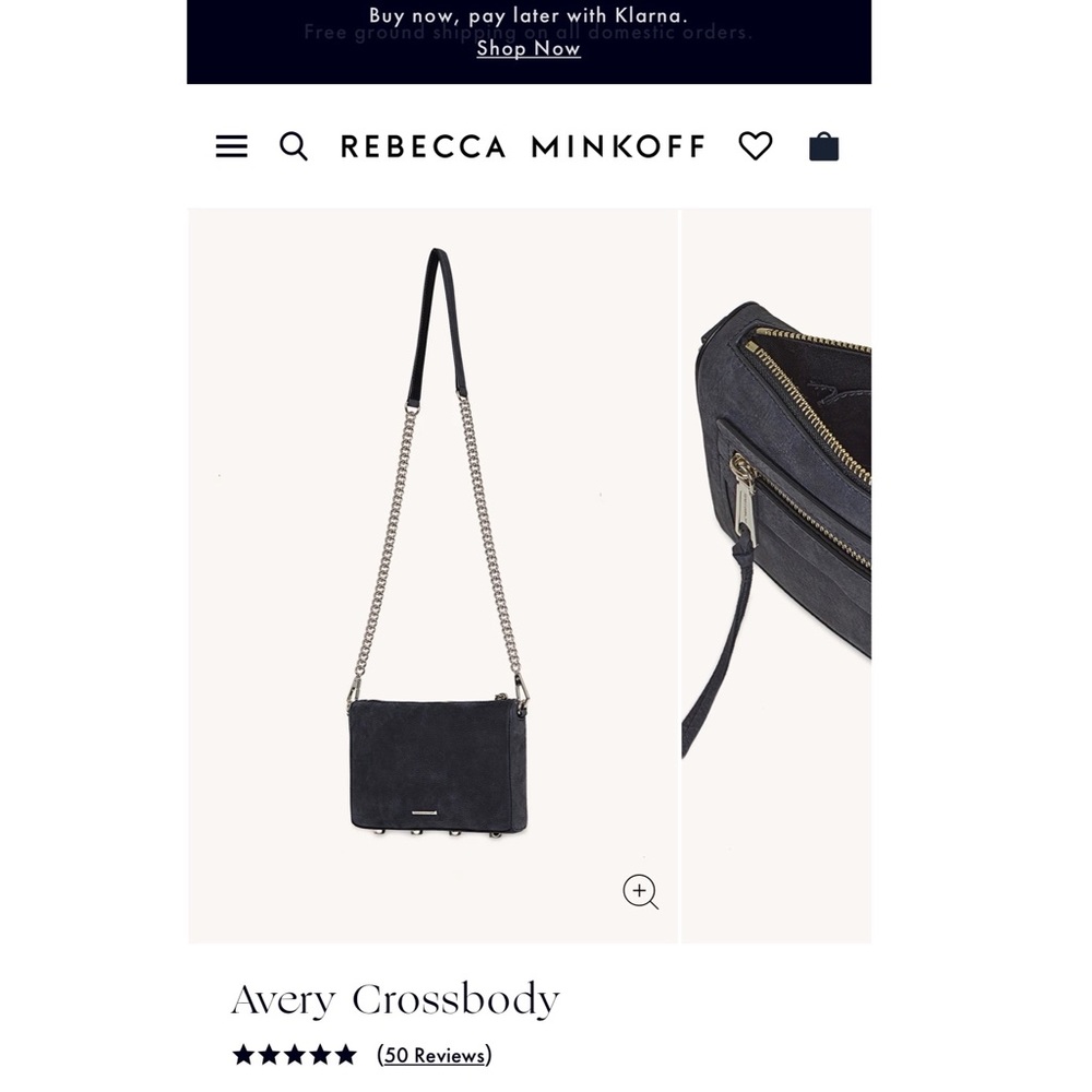 Rebecca Minkoff Avery Crossbody Bag in Black